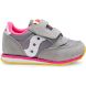 Saucony Baby Jazz Hook & Loop Sneakers Barn Grå Rosa | Sverige 792ZUT